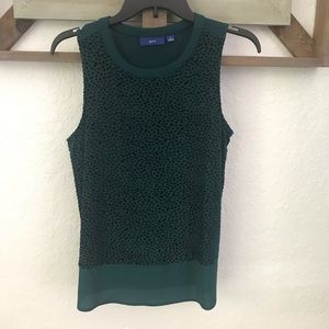Apt. 9 Turquoise Sleeveless Blouse Size Small